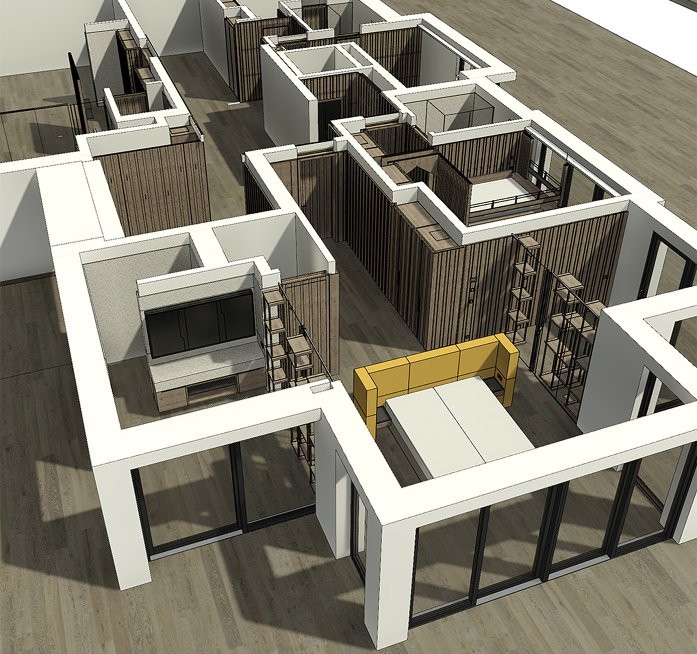 Revit 3D Planung Möbel